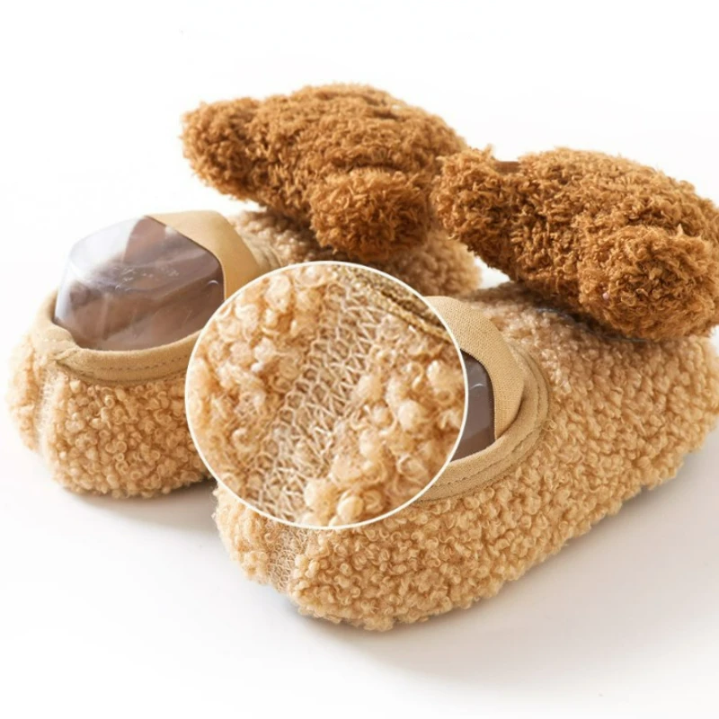 Детские напольные носки с рисунком медведя - Фотография_6