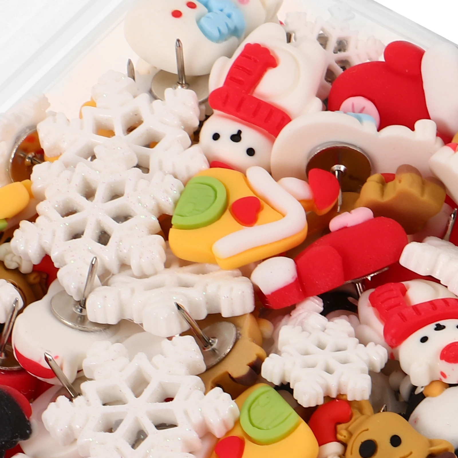 Рождественские кнопки для пальцев