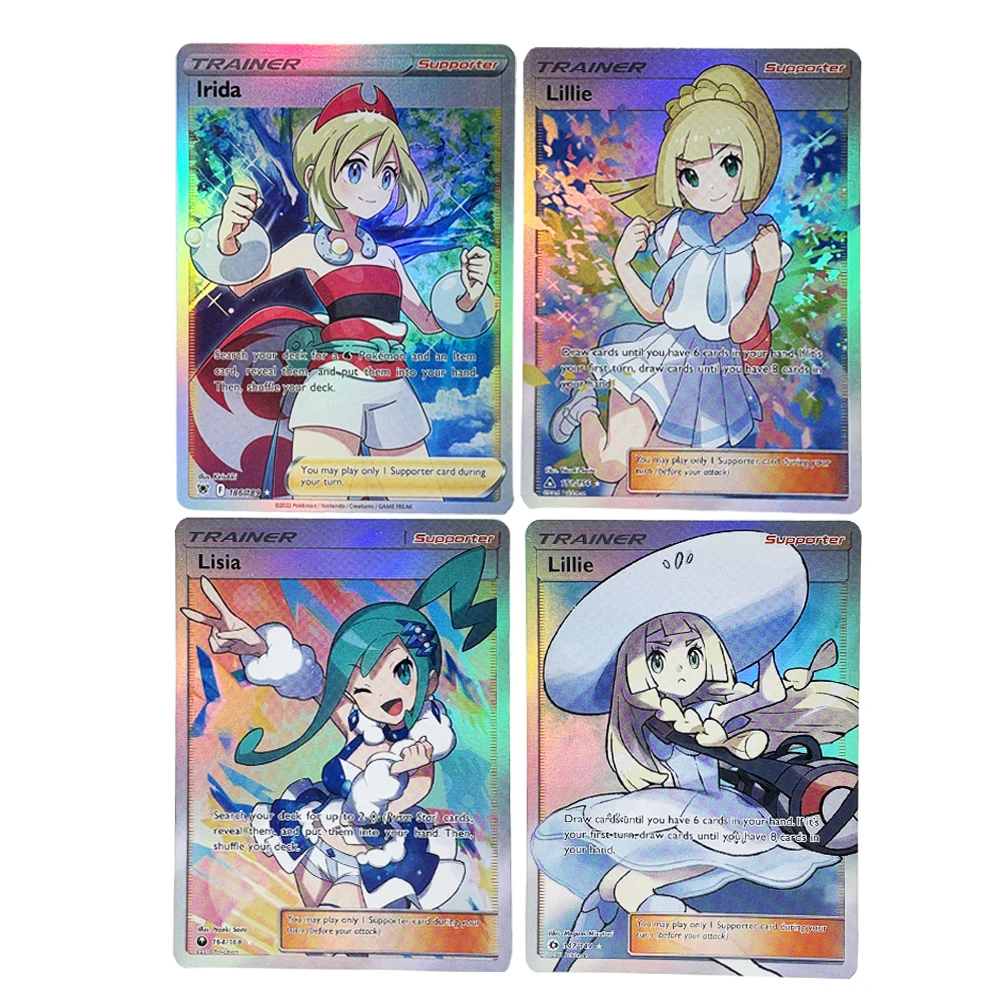 Один прокси-карты pokemon lisia irida lillie