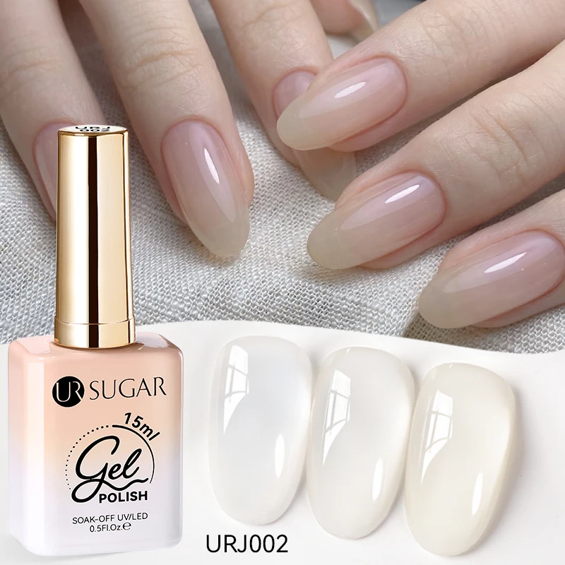 Ur sugar лак прозрачный для ногтей молочно-белый - Фотография_2