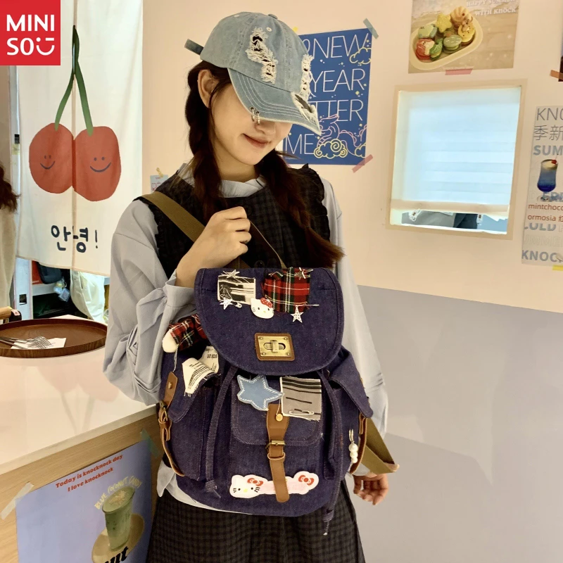 Новый рюкзак miniso hello kitty bone - Фотография_3