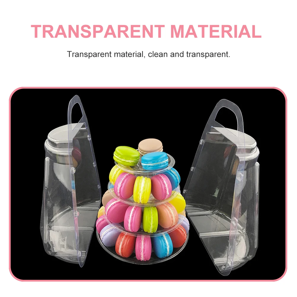 1 комплект, пластиковая коробка для миндального печенья