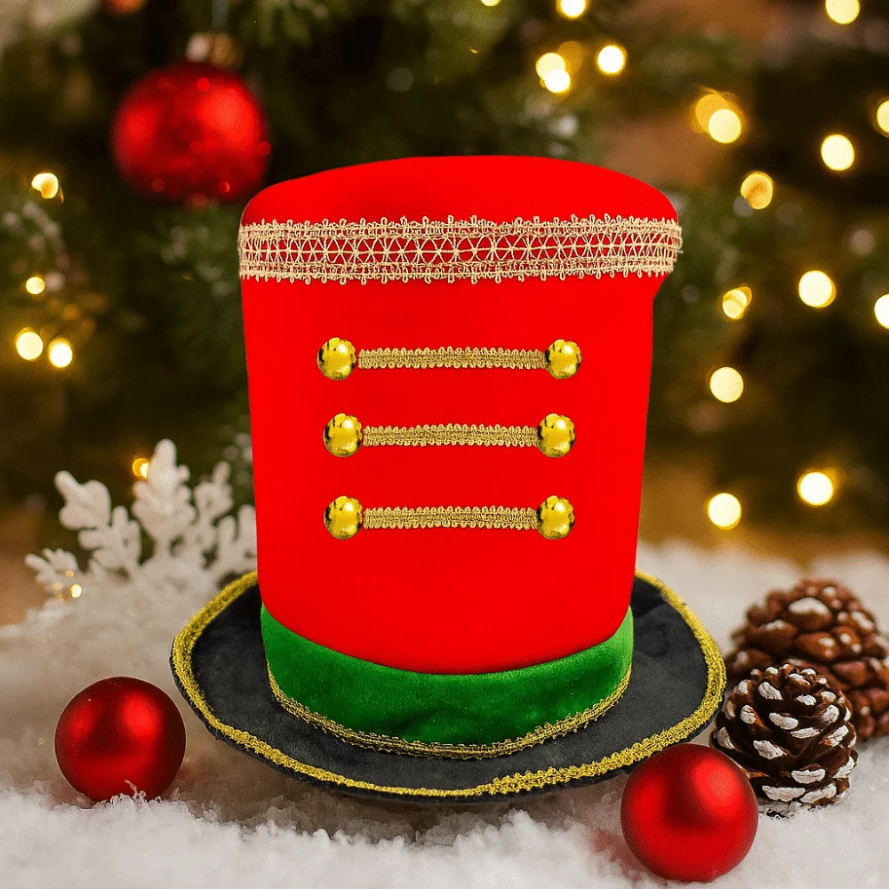 Милая пластиковая рождественская шляпа приветствия - Фотография_4