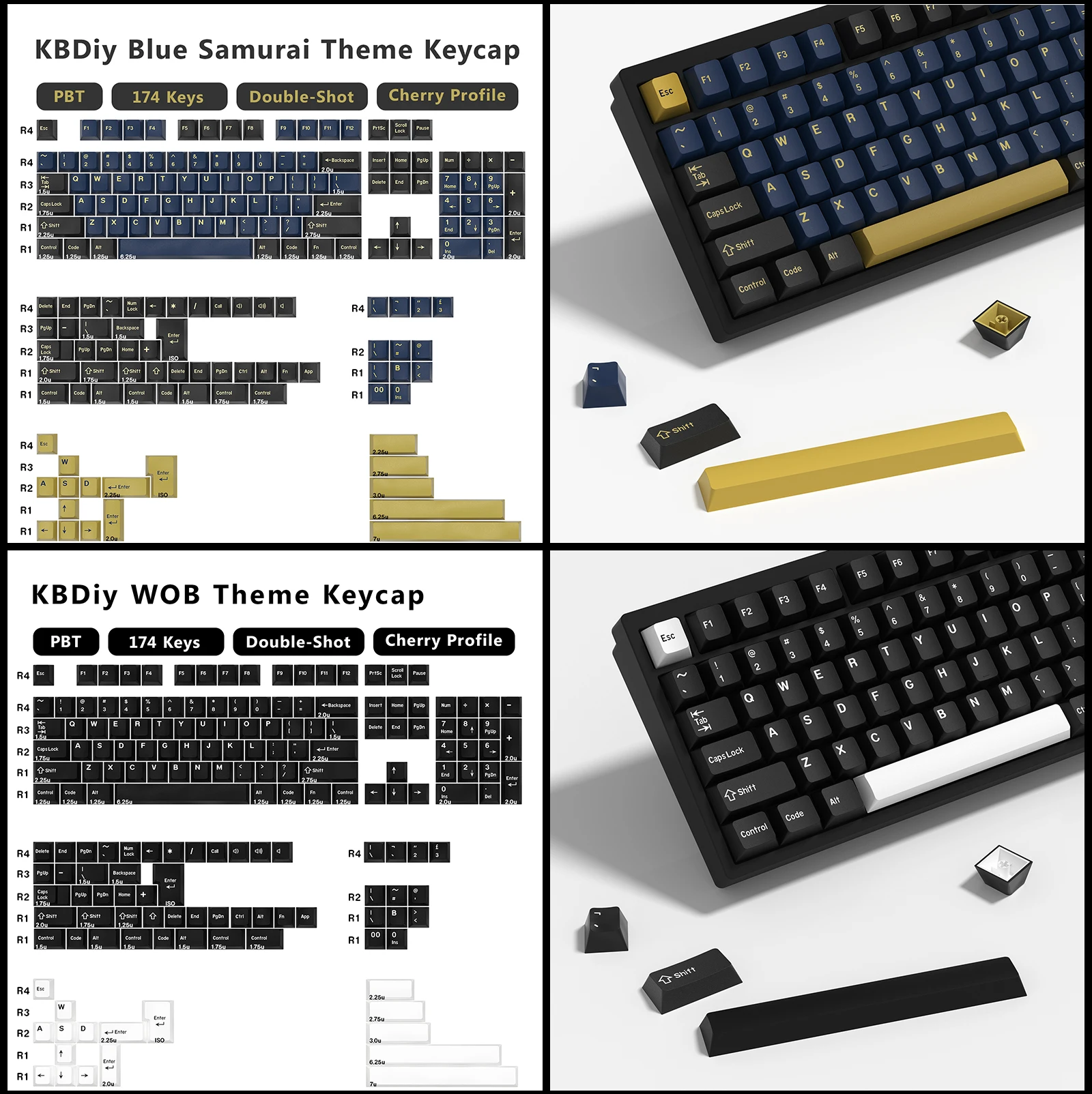 Kbdiy gmk keycap double shot gmk - Фотография_2