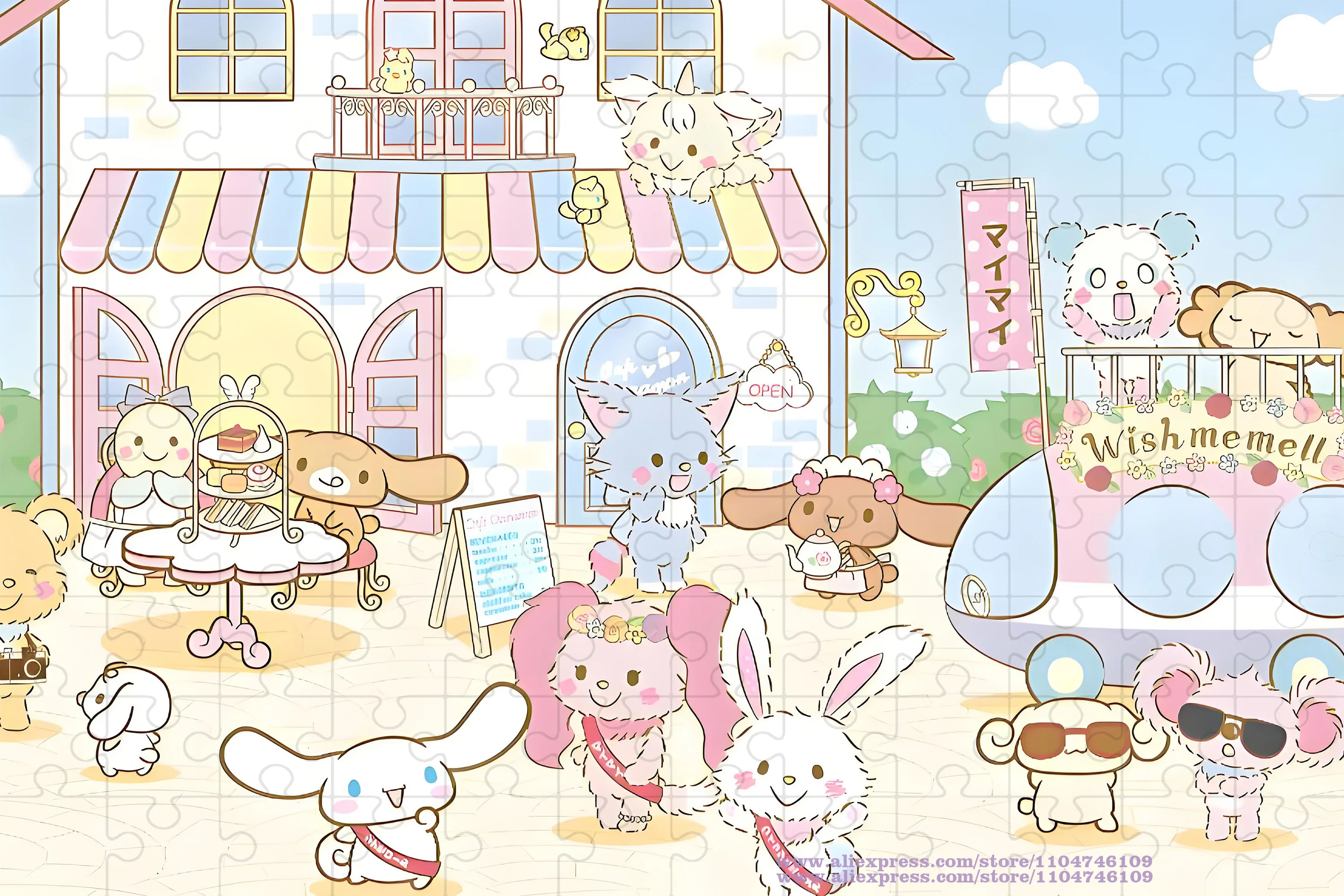 Милый мультфильм cinnamoroll головоломка - Фотография_2