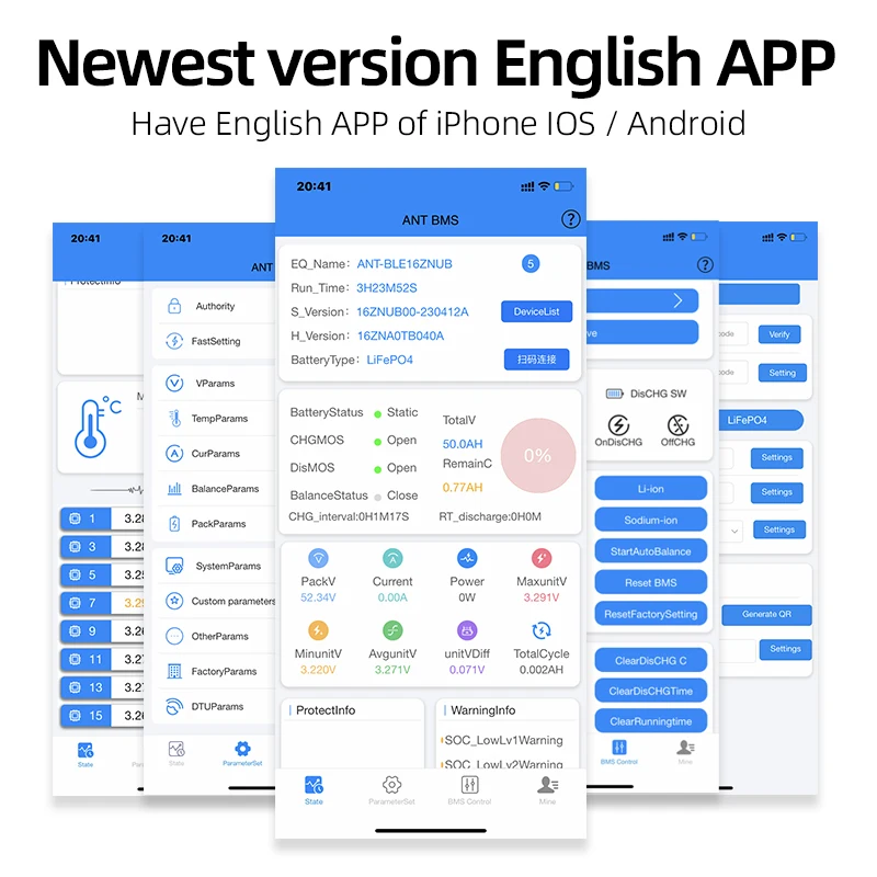 Ant bms 4s lifepo4 60a 110a 130a - Фотография_3