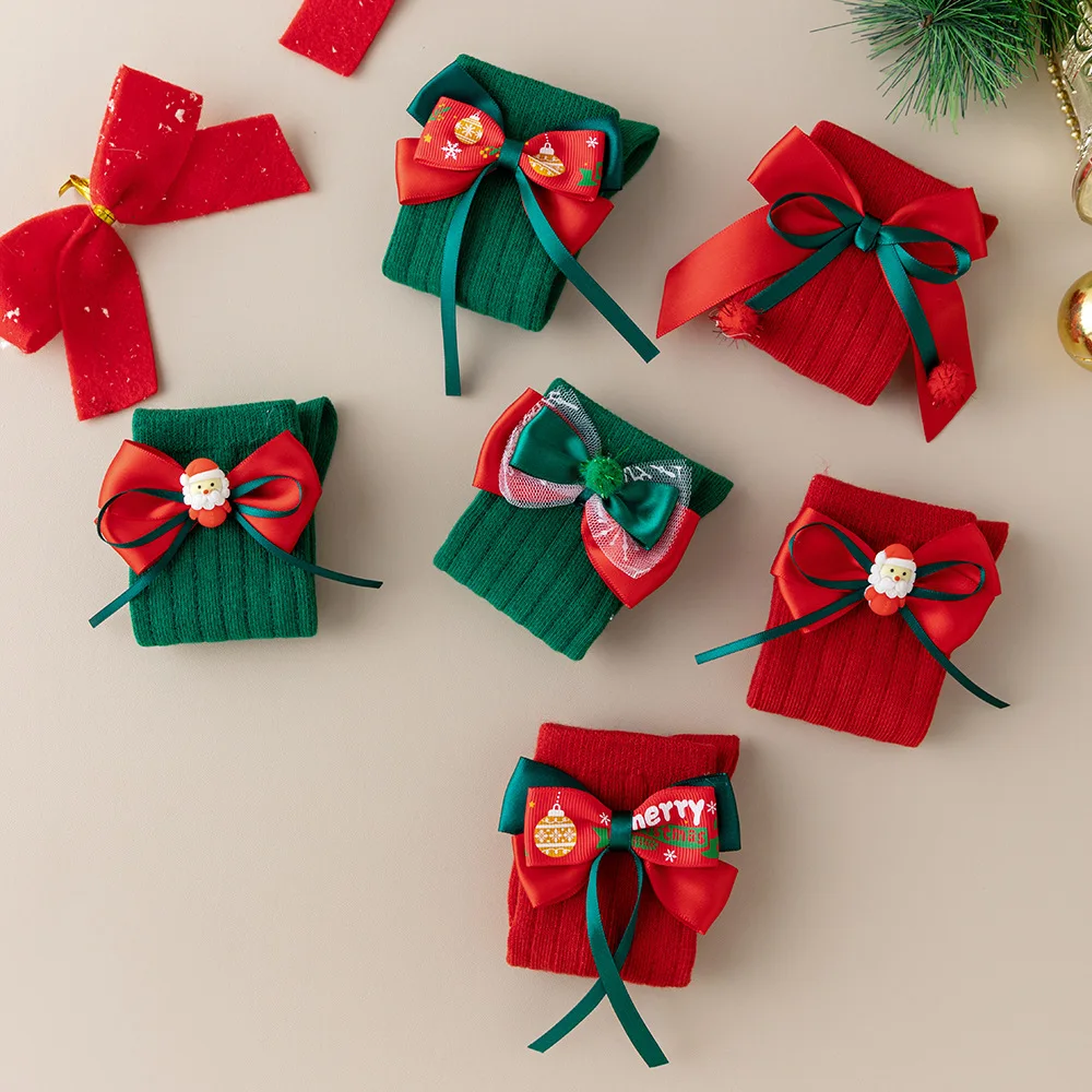 Детские носки с бантом - Фотография_5