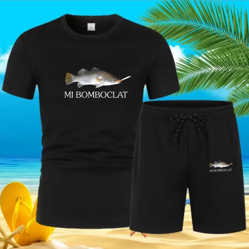 Забавная футболка bomboclat fish meme - Фотография_2