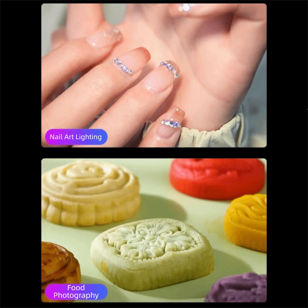 Мини-портативный заполняющий светильник для селфи rgb - Фотография_2