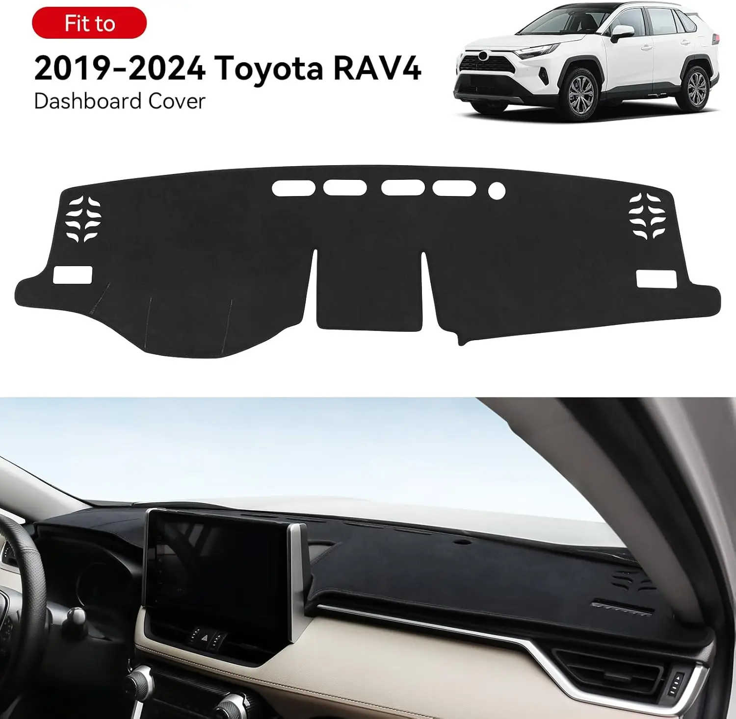 Крышка приборной панели toyota rav4 2025-2019 hybrid - Фотография_2