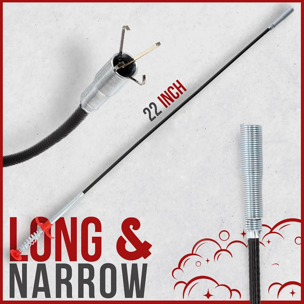 57 см инструмент для разблокировки канализационных труб - Фотография_2