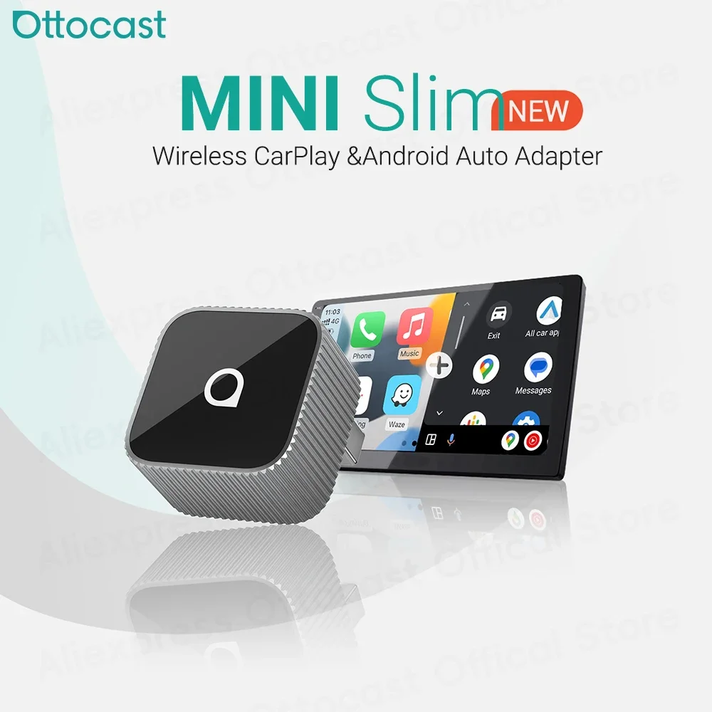 Ottocast mini slim cube беспроводной