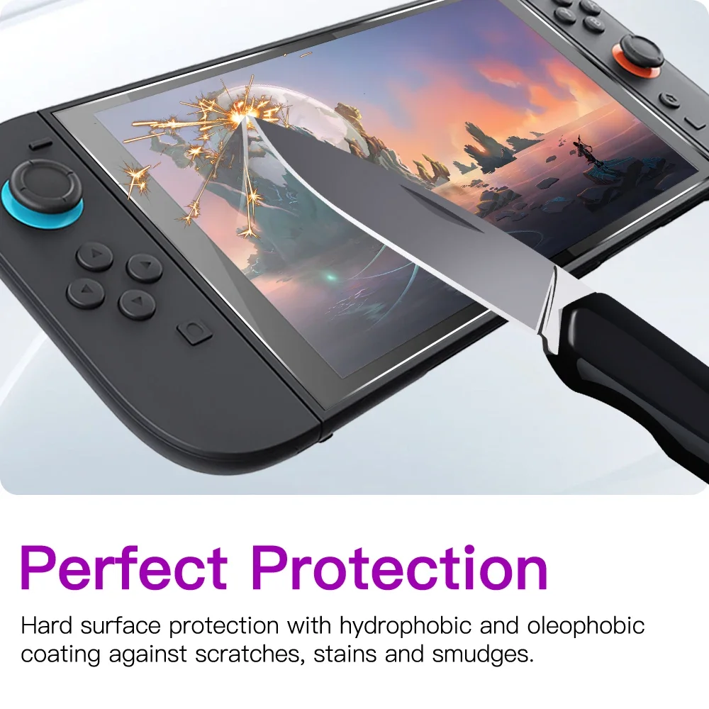 Закаленное стекло 9h для nintendo switch 2 - Фотография_3