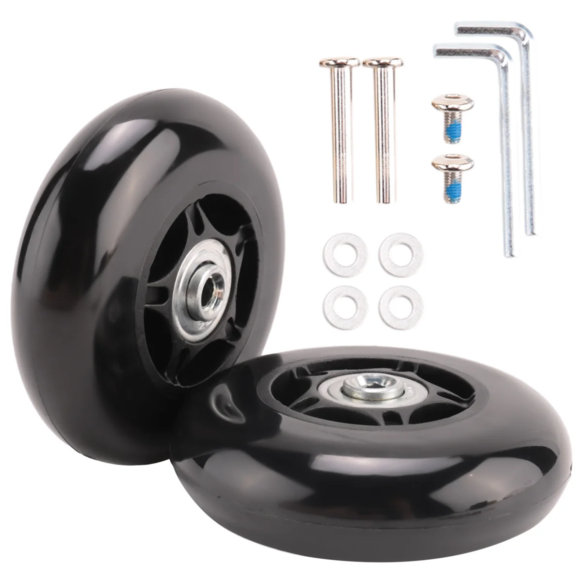 Abqr 2 комплекта сменных колес для чемодана - Фотография_4