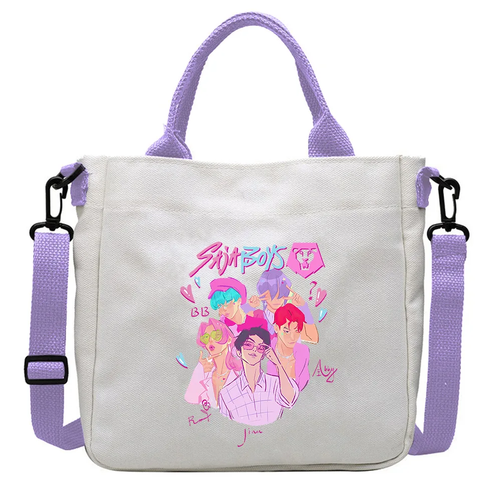 Года, холщовая сумка на плечо k-pop demon для мальчиков и девочек - Фотография_4