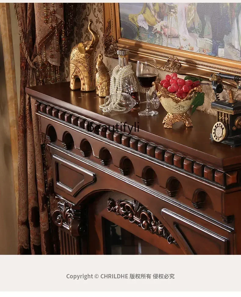 Американский темный камин curio - Фотография_5