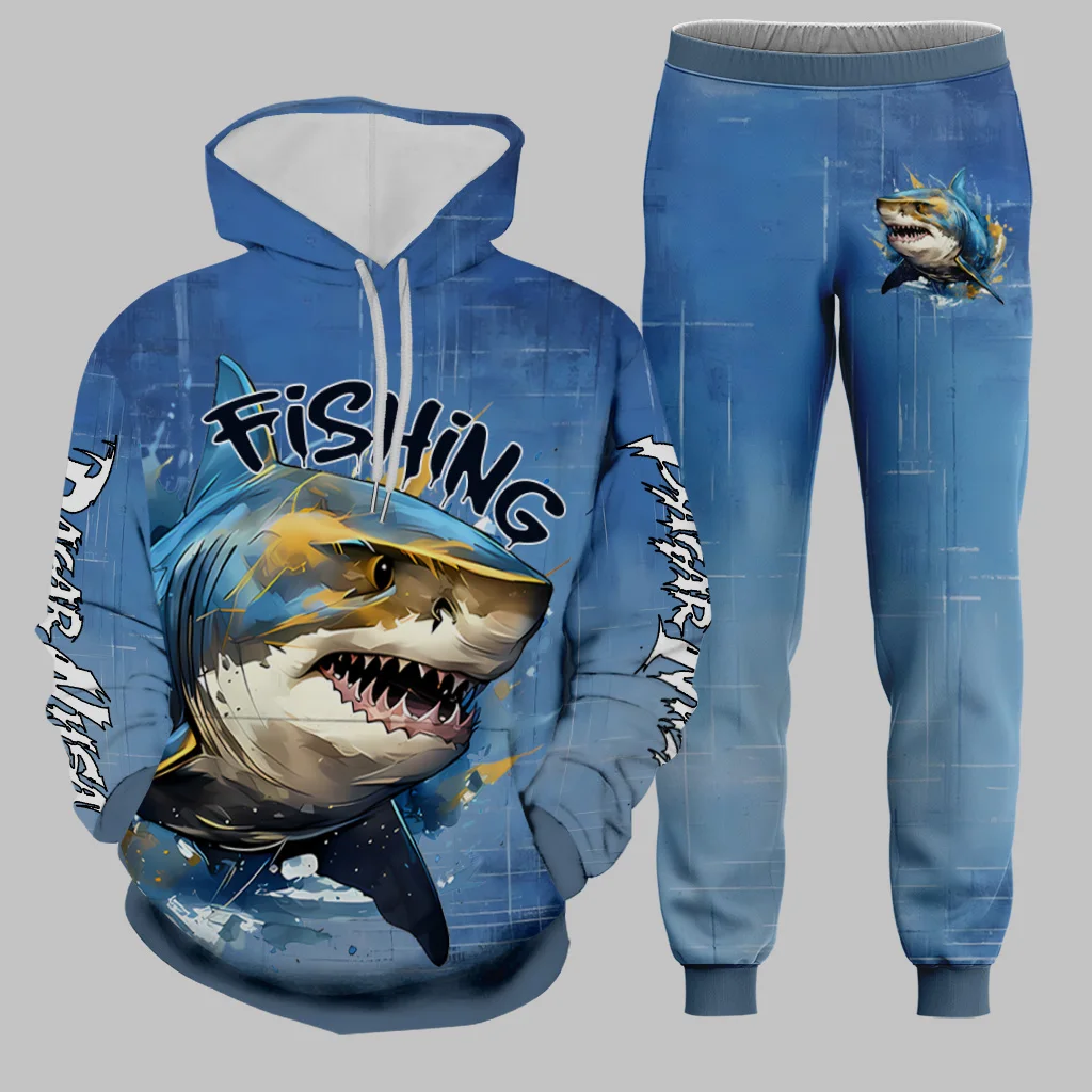 Мужской комплект с капюшоном для рыбалки на открытом воздухе - Фотография_5