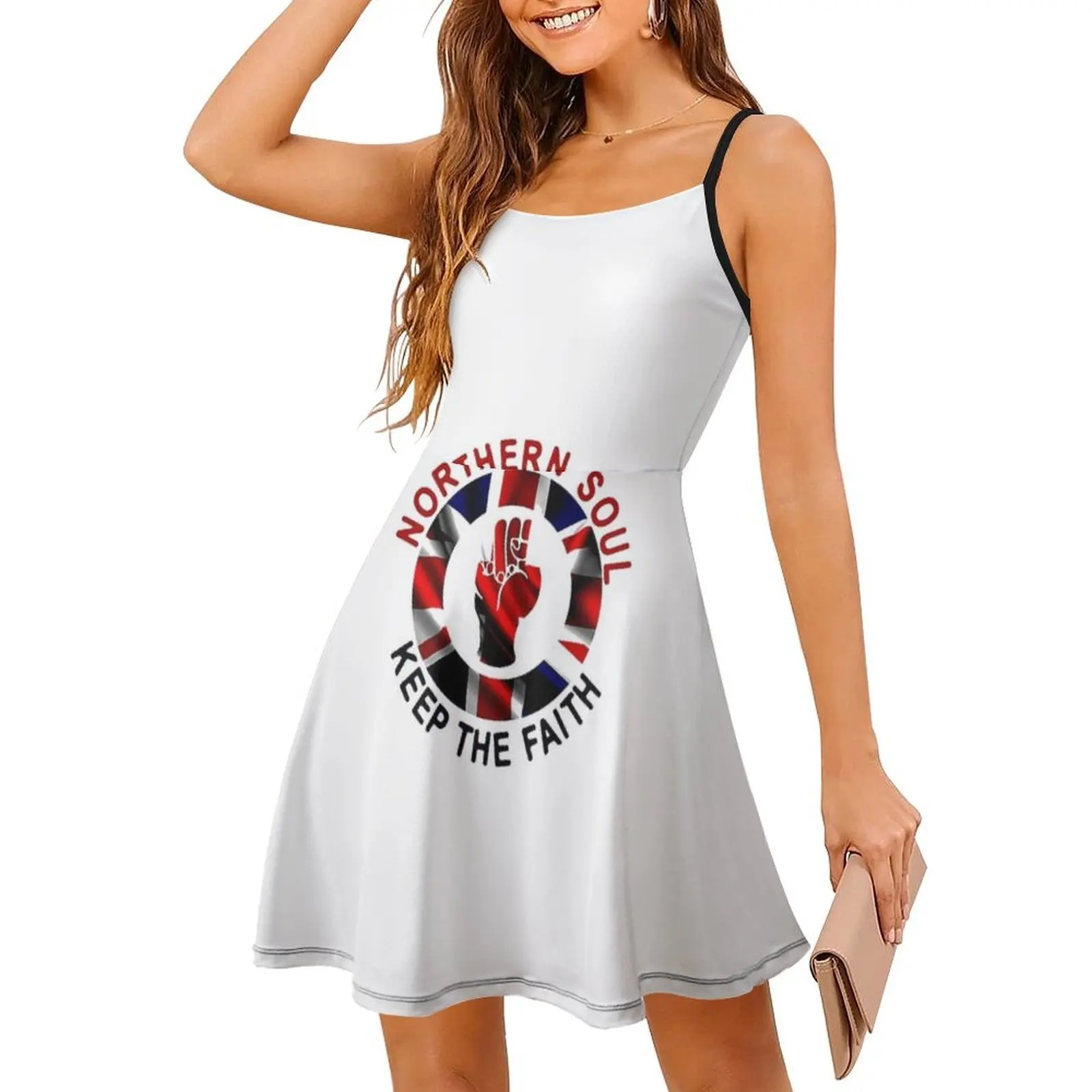 Northern sol женское уличное платье в стиле хип-хоп с графическим принтом - Фотография_3