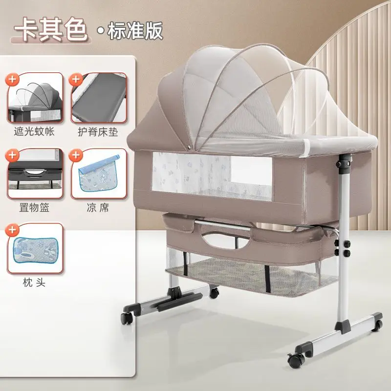 Складная детская кроватка для новорожденных в возрасте 0-2 лет