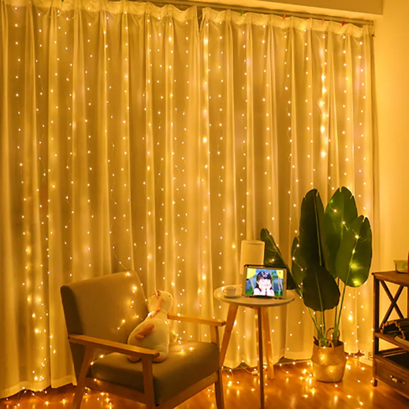 Mode curtain garland на окно usb - Фотография_2