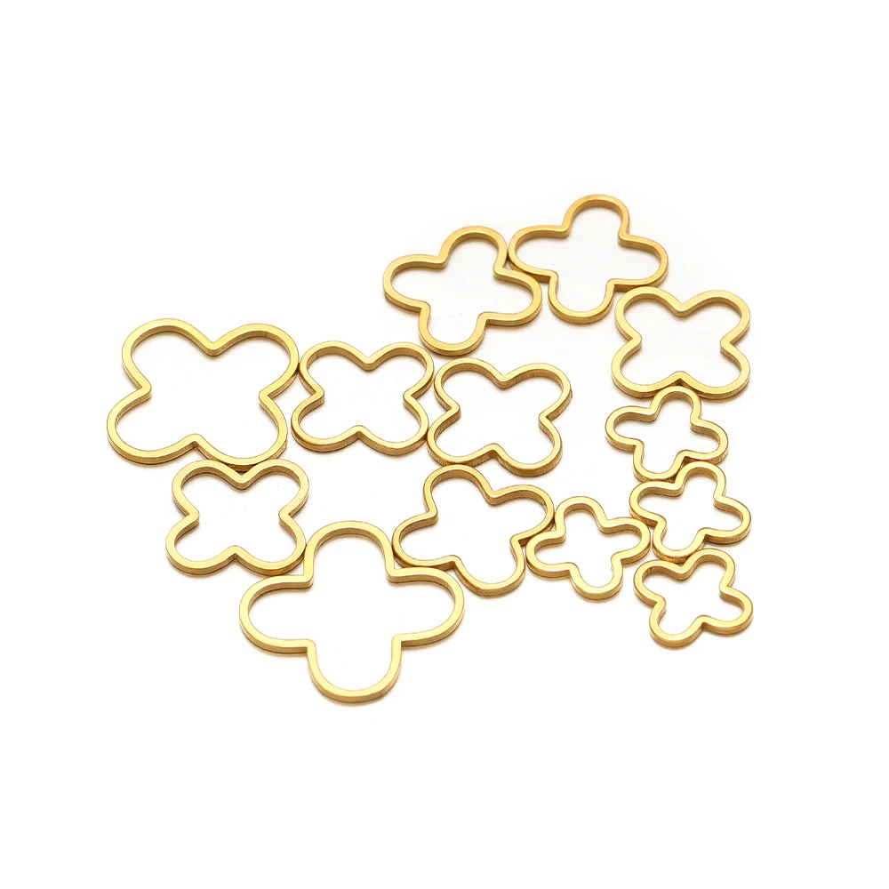 Подвески с четырьмя листьями и цветами - Фотография_6