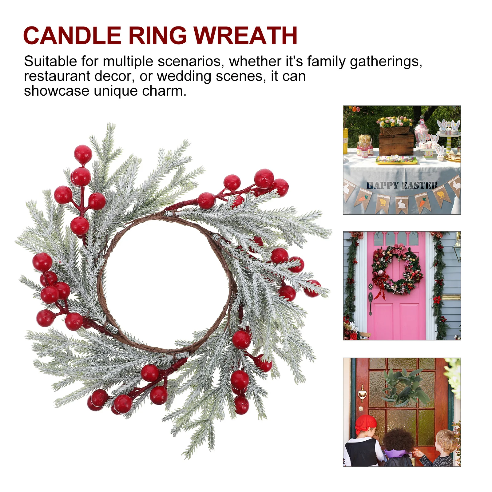 Рождественские кольца искусственные - Фотография_2