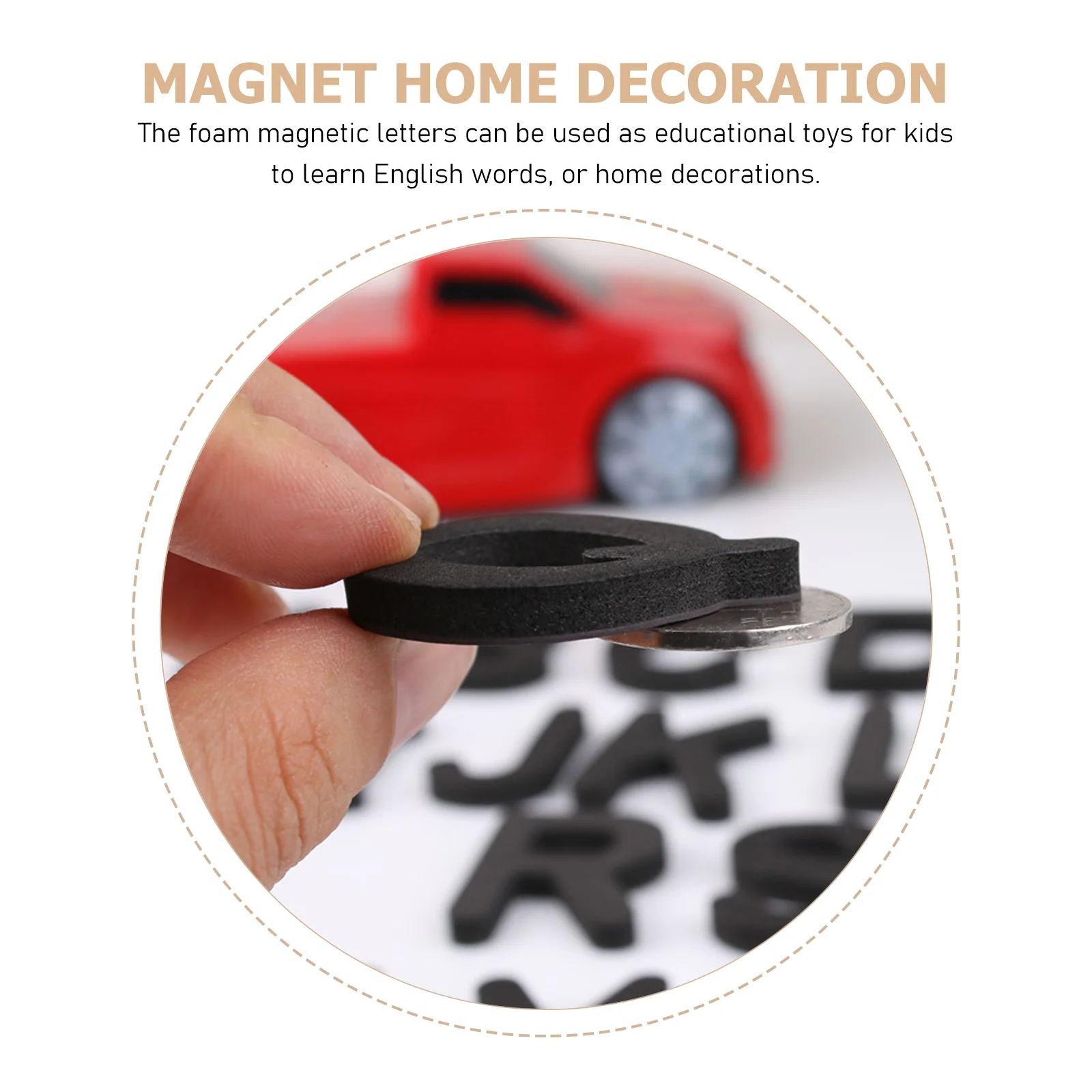 1 комплект магнитов с алфавитом - Фотография_2
