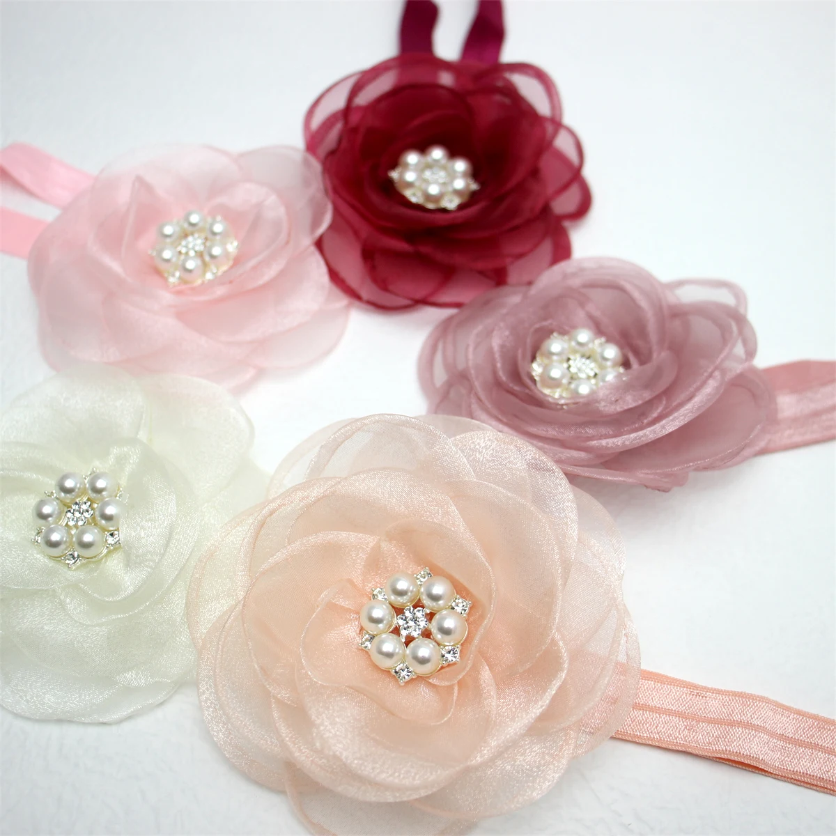 Бутиковая шифоновая повязка на - Фотография_2