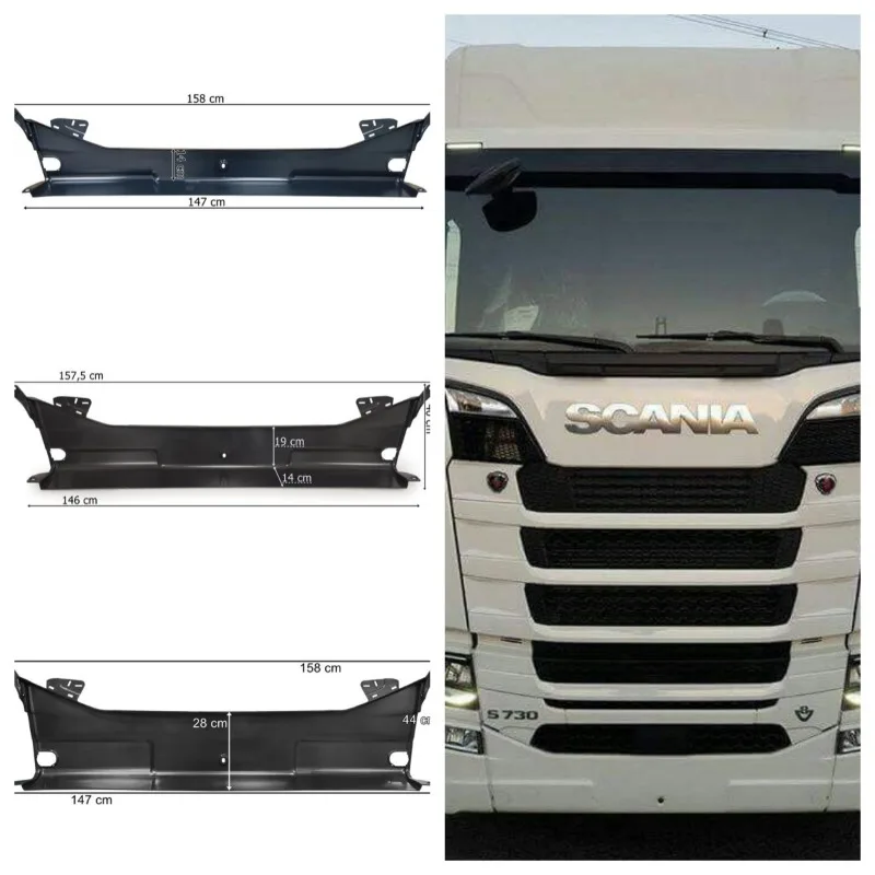 Аксессуары для центрального бампера scania oe 2311420