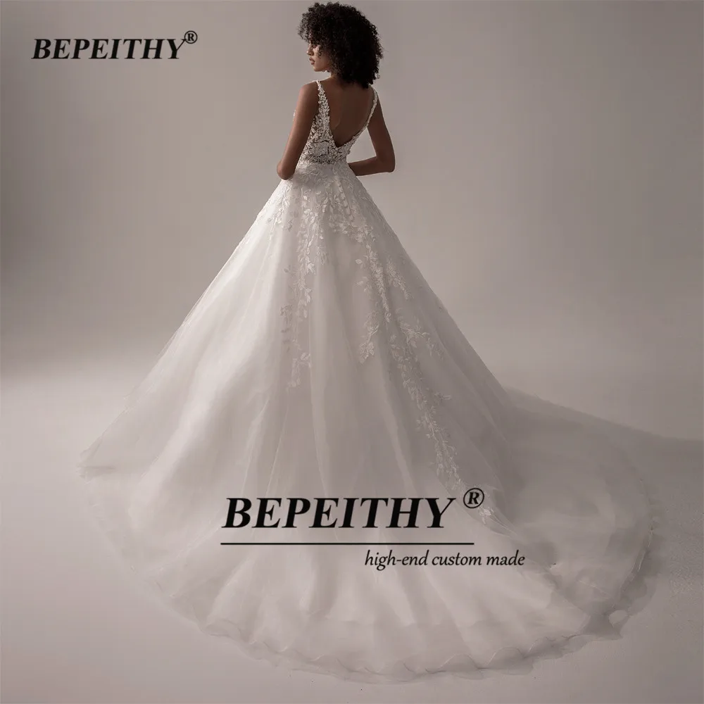 Bepeithy свадебные платья без рукавов - Фотография_2
