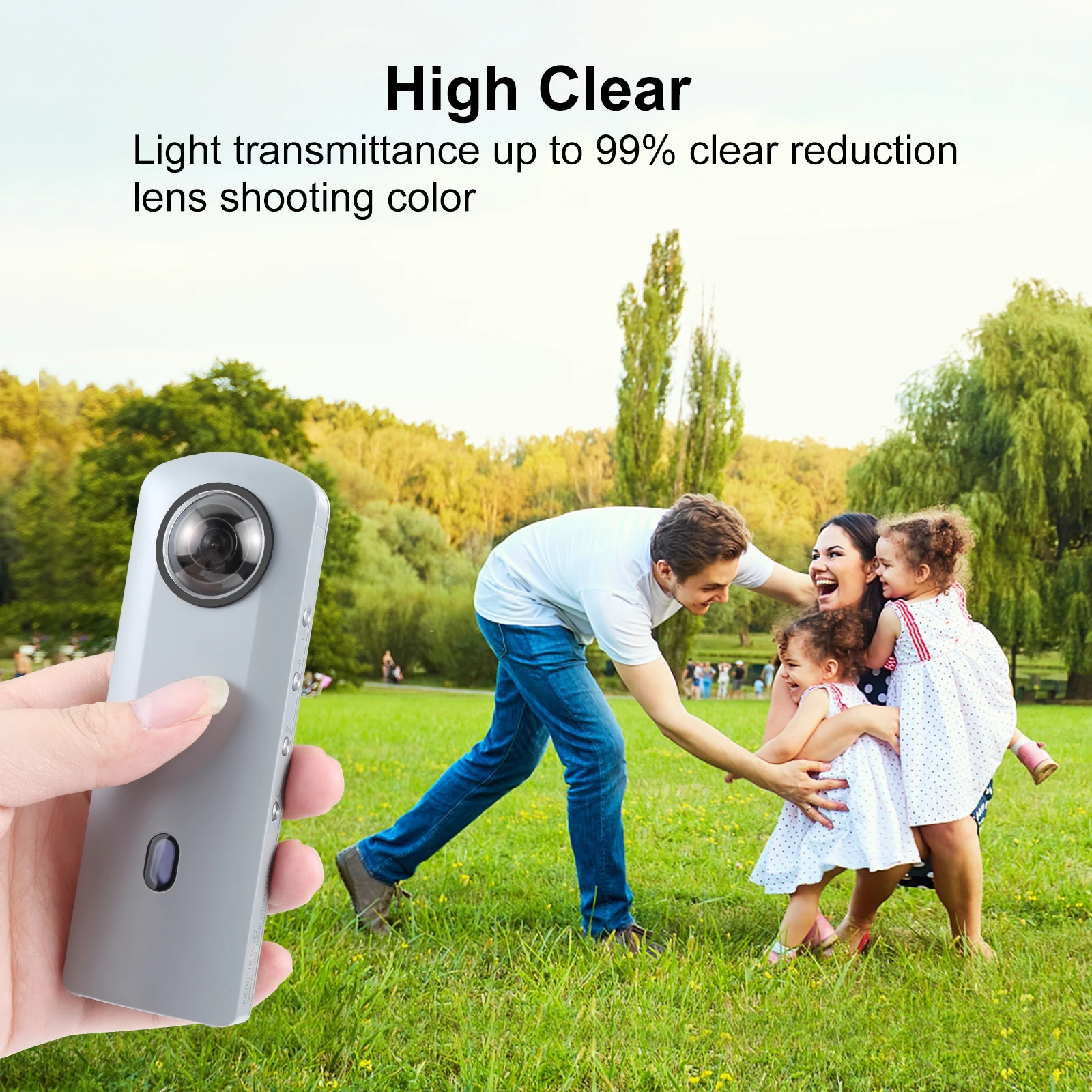 Защитная крышка объектива puluz для пк для ricoh theta sc2/s/v 360 - Фотография_5