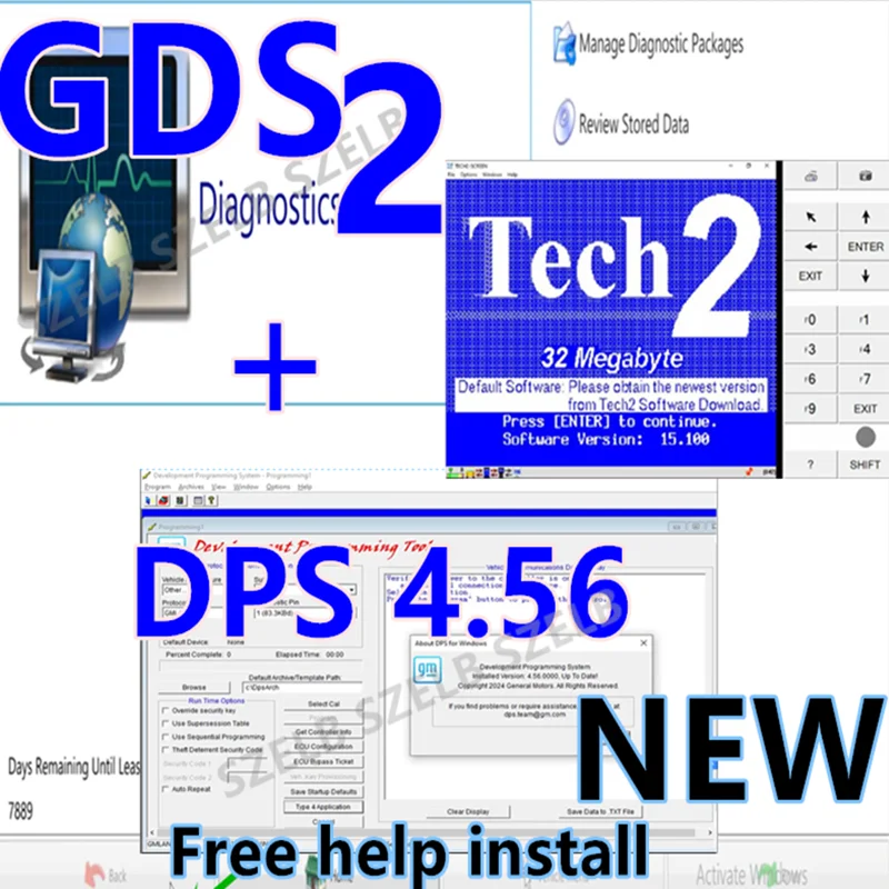 Новый gds 2 и tech2 для программного обеспечения g-m mdi gds2 2024