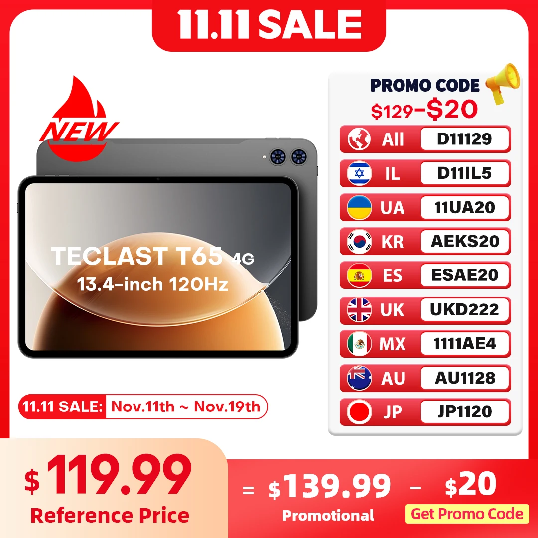 Планшет teclast t65 13