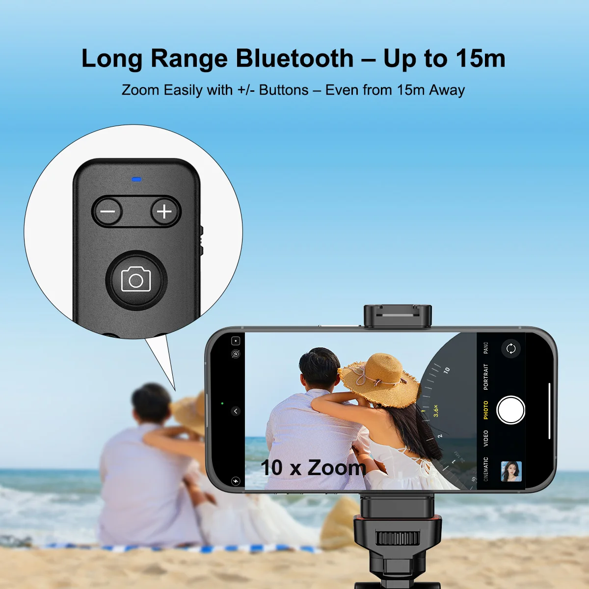 Беспроводной пульт дистанционного управления с зумом для iphone и android - Фотография_5