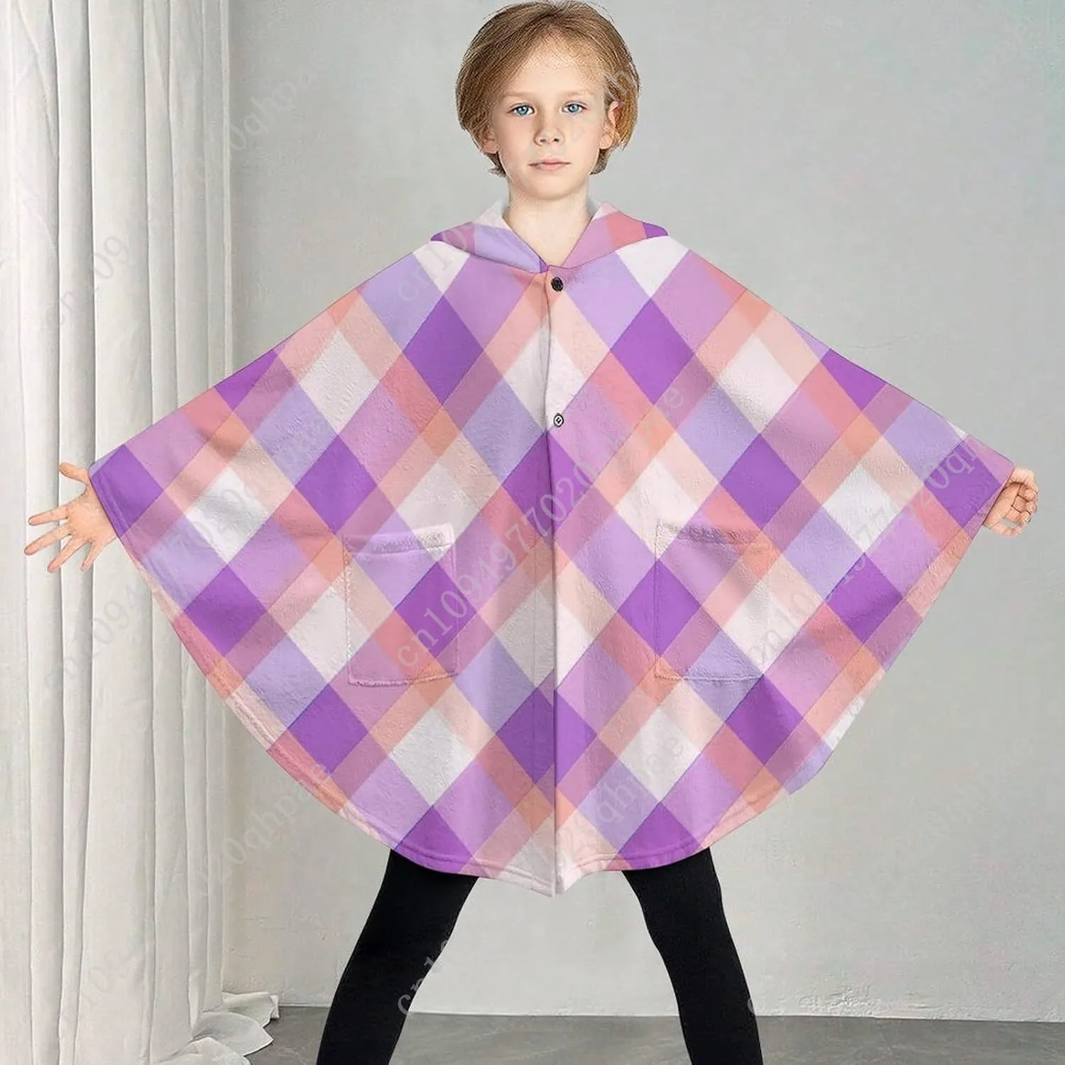 Уютный фланелевой свитер-одеяло - Фотография_2