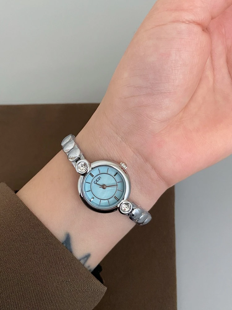 Женские водонепроницаемые кварцевые часы из нержавеющей стали - Фотография_6