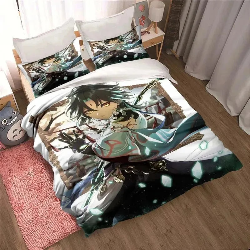3d genshin impact game anime quilt - Фотография_2