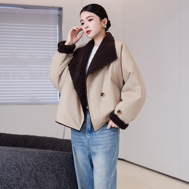 Женская двусторонняя парка