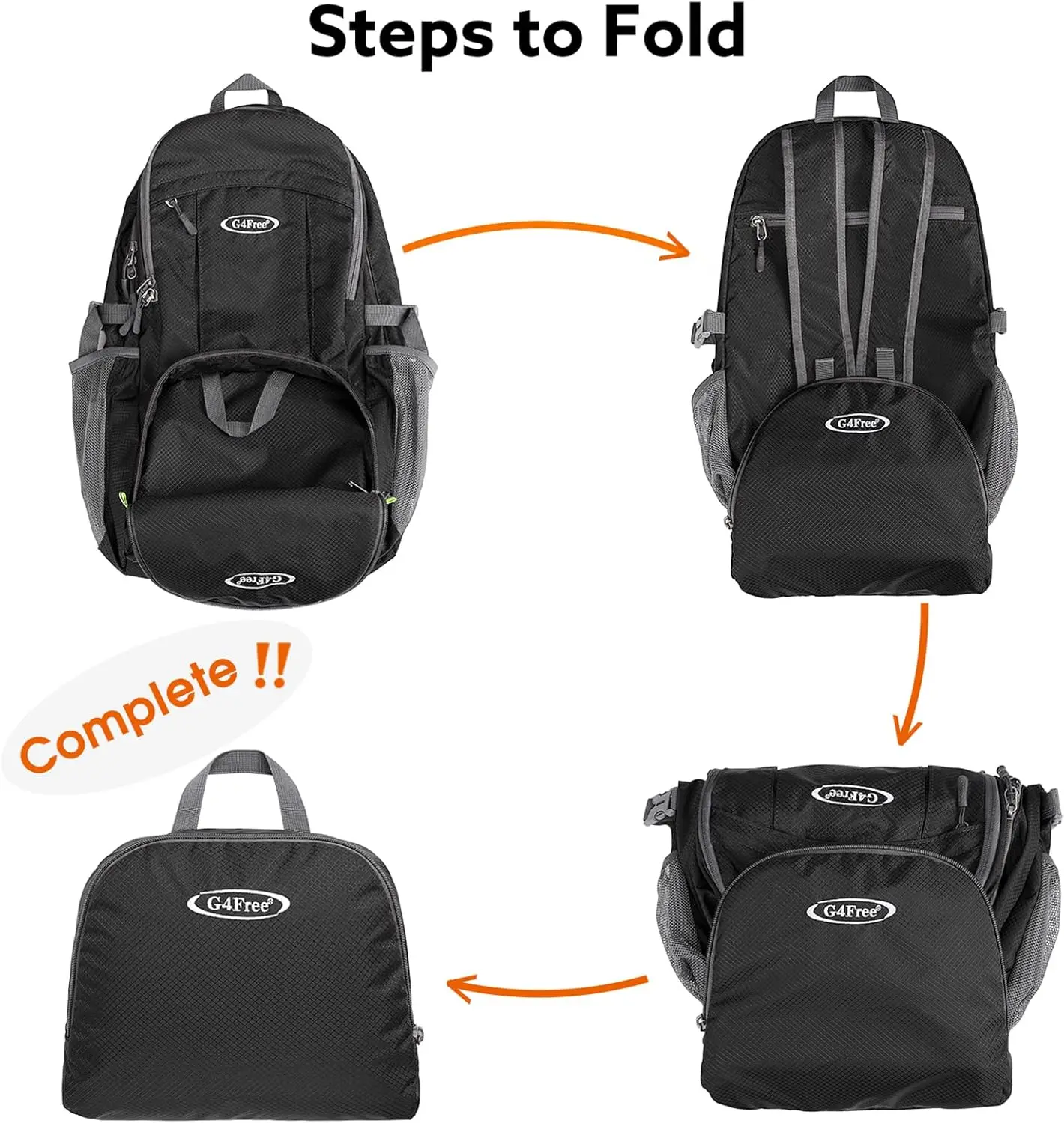 Легкий компактный походный рюкзак g4free - Фотография_6