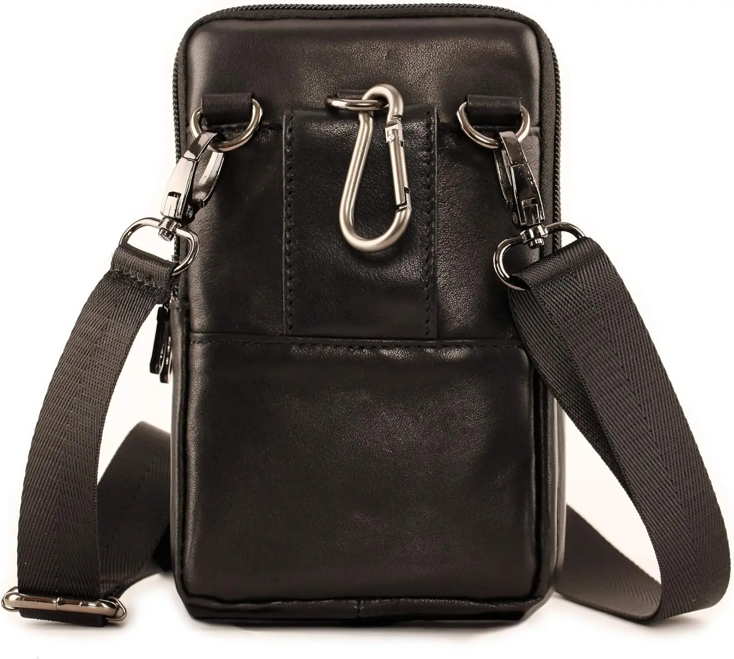 Маленькая мужская кожаная сумка-портфель - Фотография_5