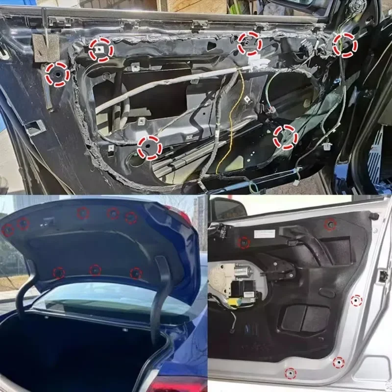 Автомобильные пластиковые заклепки для обтекателя - Фотография_3