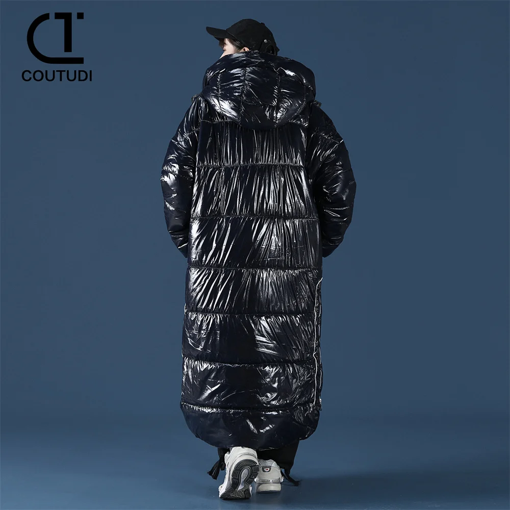 Coutudi-женский яркий длинный пуховик - Фотография_6