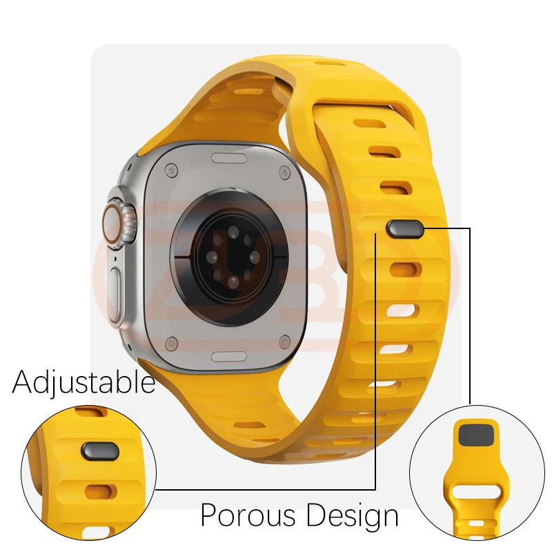 Спортивный ремешок для apple watch ultra 9 8 7 6 se 5 - Фотография_2