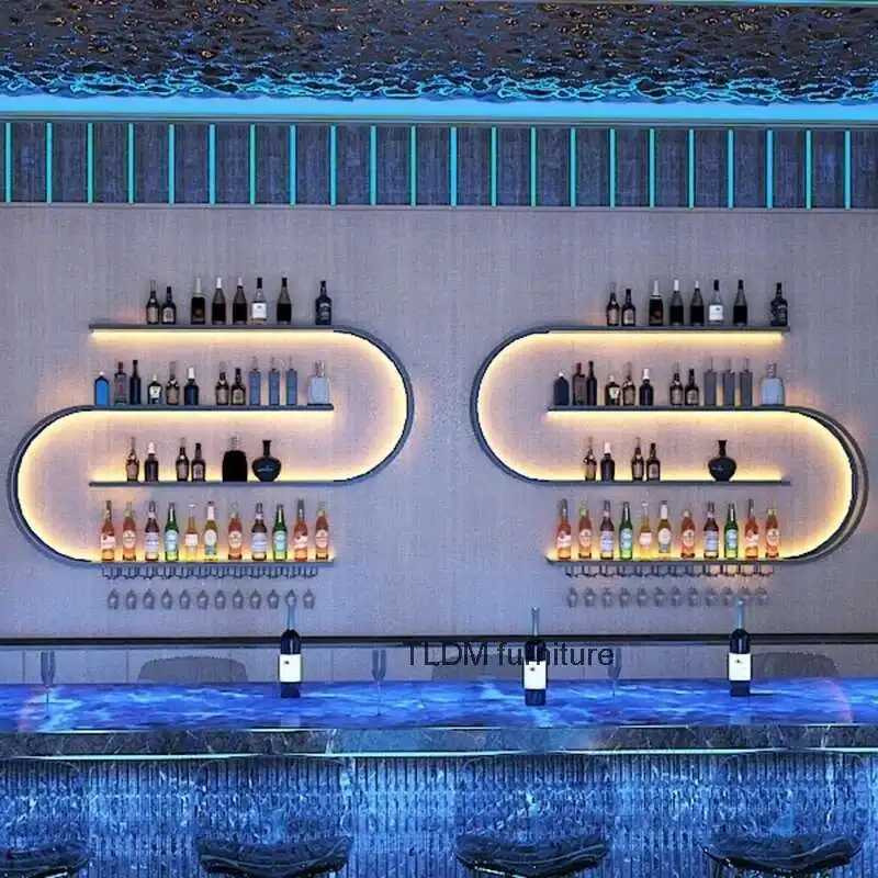 Скандинавские кованые винные шкафы для барной мебели