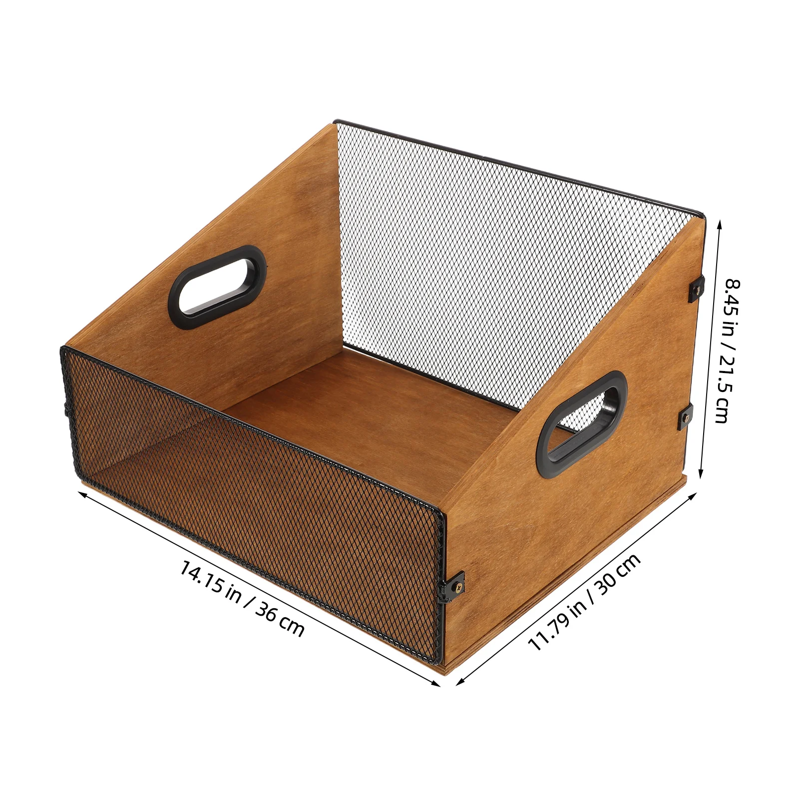 Деревянный ящик для хранения виниловых пластинок - Фотография_2