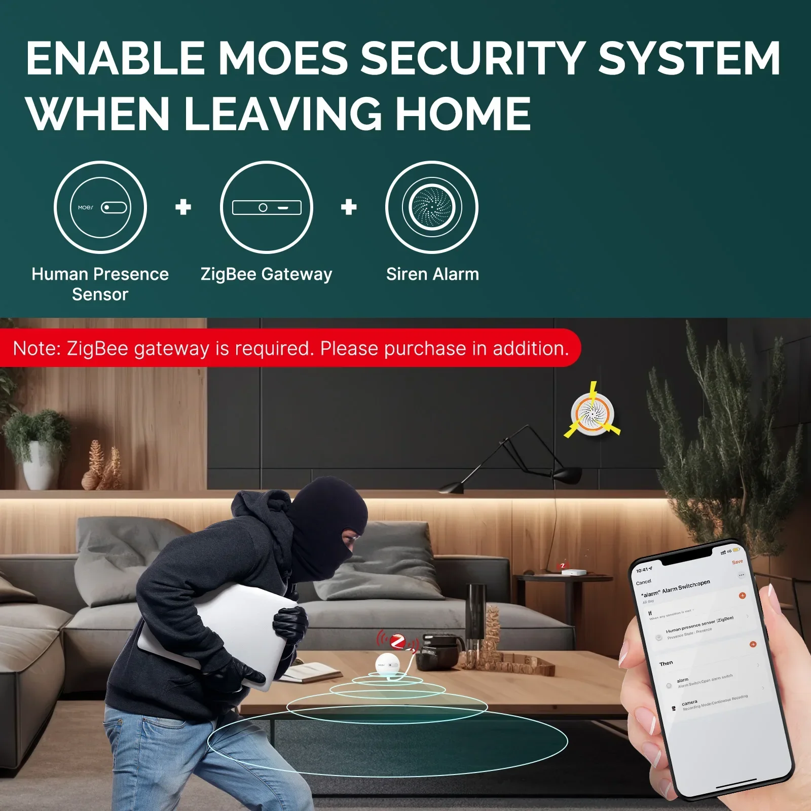Moes zigbee датчик присутствия - Фотография_4