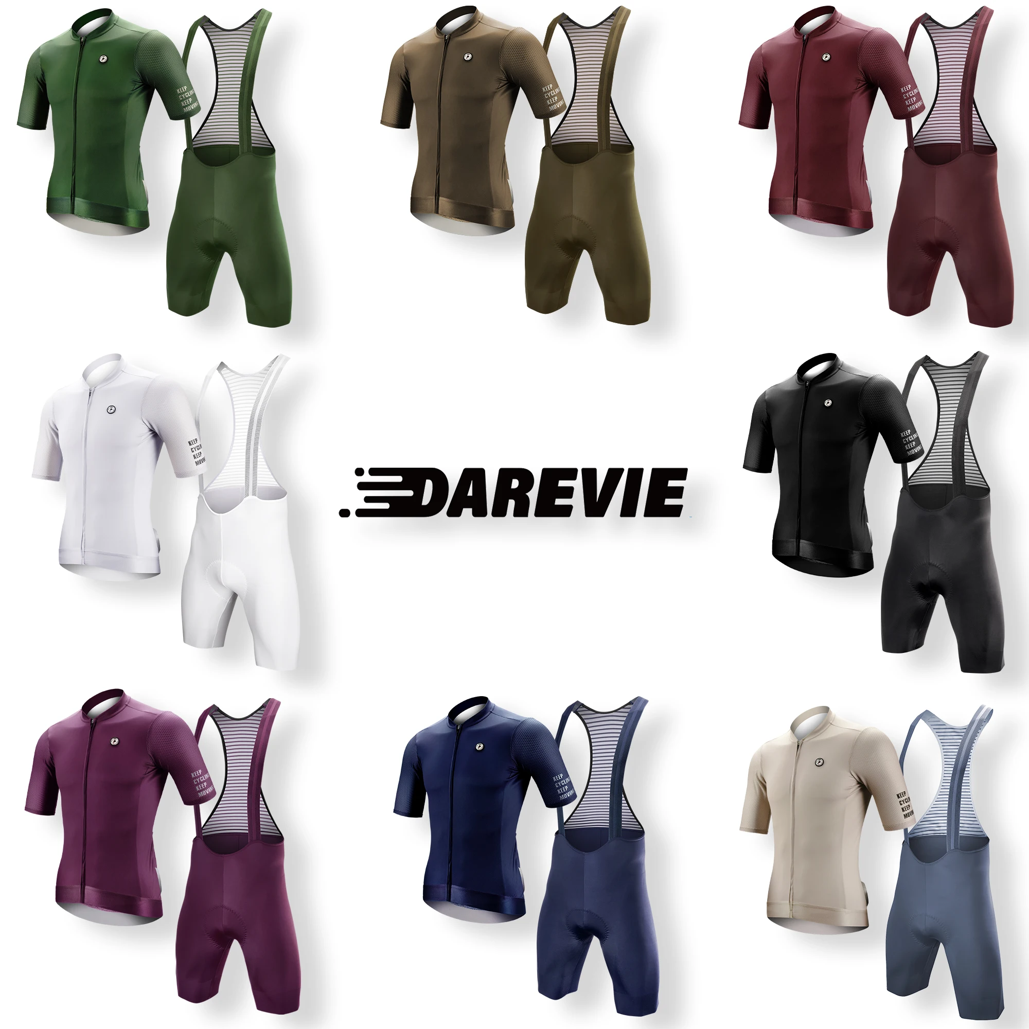 Darevie мужские велосипедные шорты bretelle seamless 2 - Фотография_3