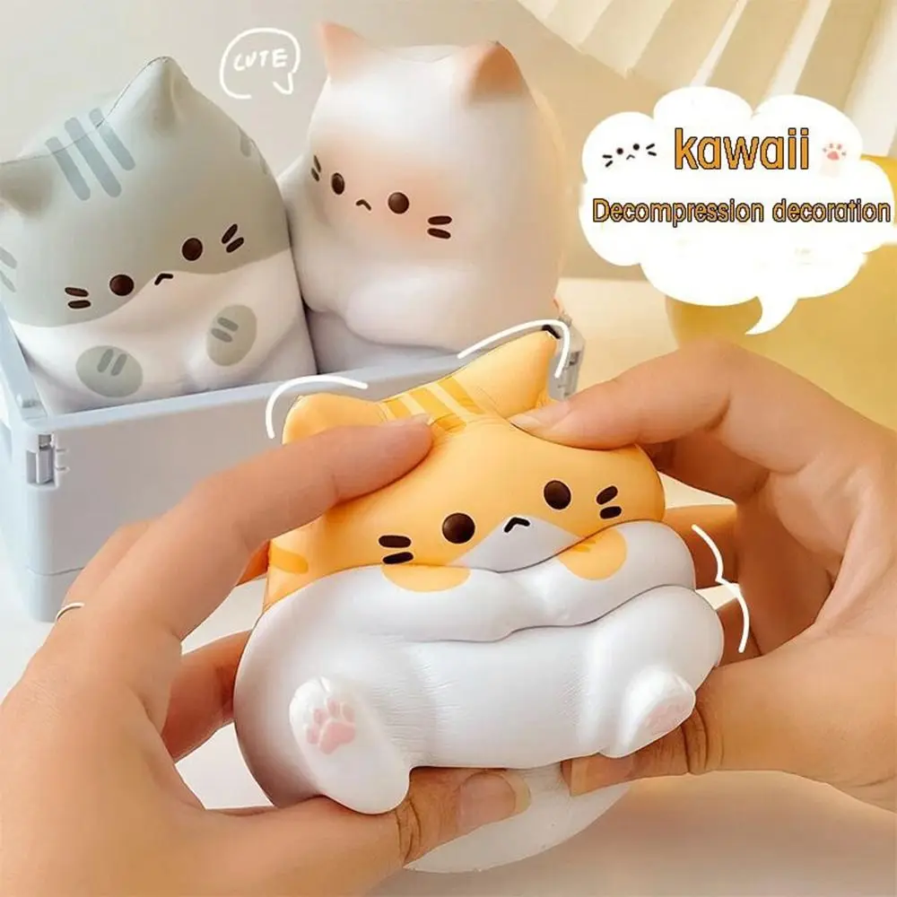 Kawaii мультяшный кот сжимаемые - Фотография_2