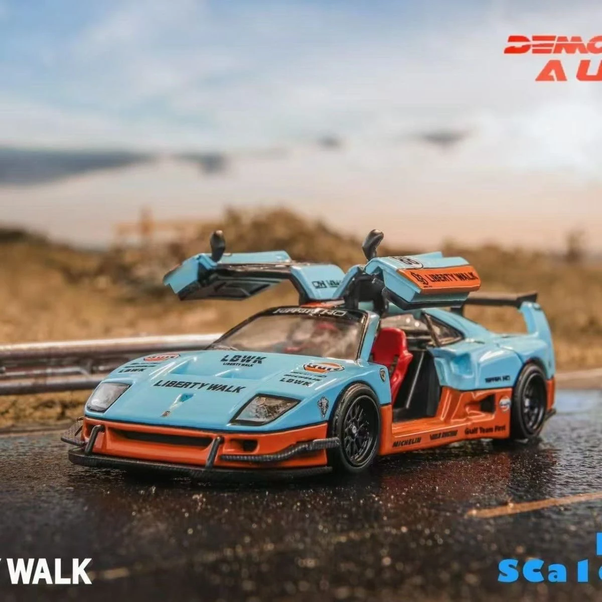 King demon king auto 1:64 ferrari f40 prancing horse - Фотография_4