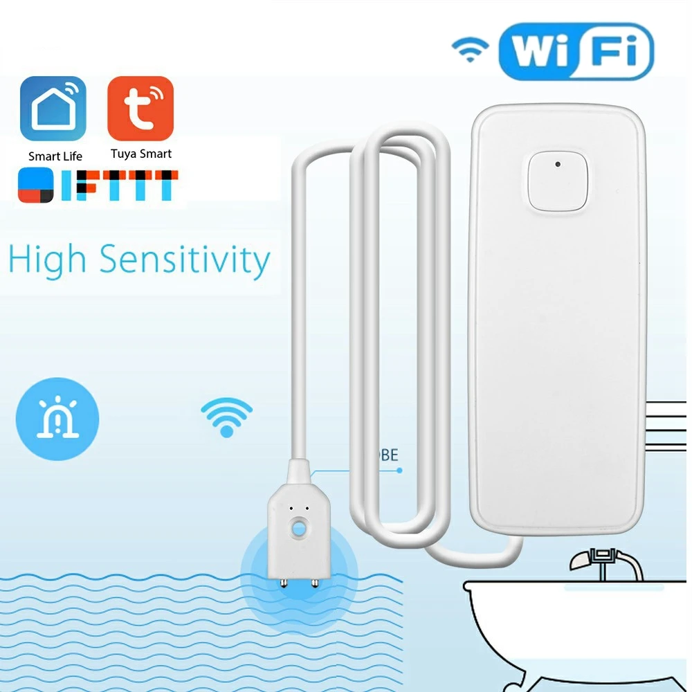 Tuya wifi умный датчик утечки воды